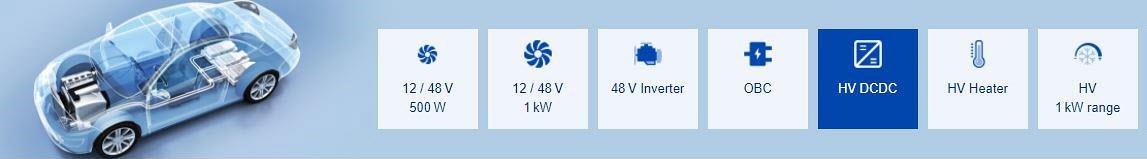 TDK 直流/直流转换器应用（HV至12V）